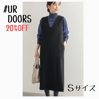 アーバンリサーチドアーズ(URBAN RESEARCH DOORS)の★新品未使用タグ付き★UR DOORS＊ストレートラインジャンパースカート(その他)