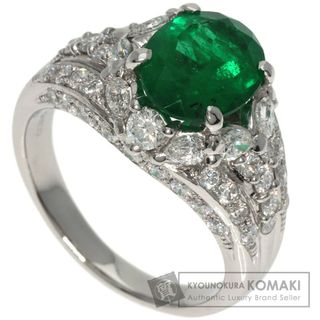 SELECT JEWELRY エメラルド ダイヤモンド リング・指輪 PT900 レディース(リング(指輪))