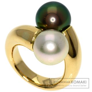 SELECT JEWELRY パール 真珠 ダイヤモンド リング・指輪 K18YG レディース(リング(指輪))