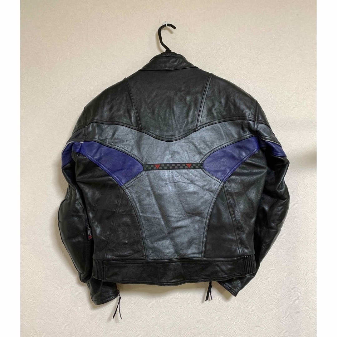 【MODEKA】シングルライダース 黒ブラック本革レザー50 L 良品 メンズのジャケット/アウター(ライダースジャケット)の商品写真