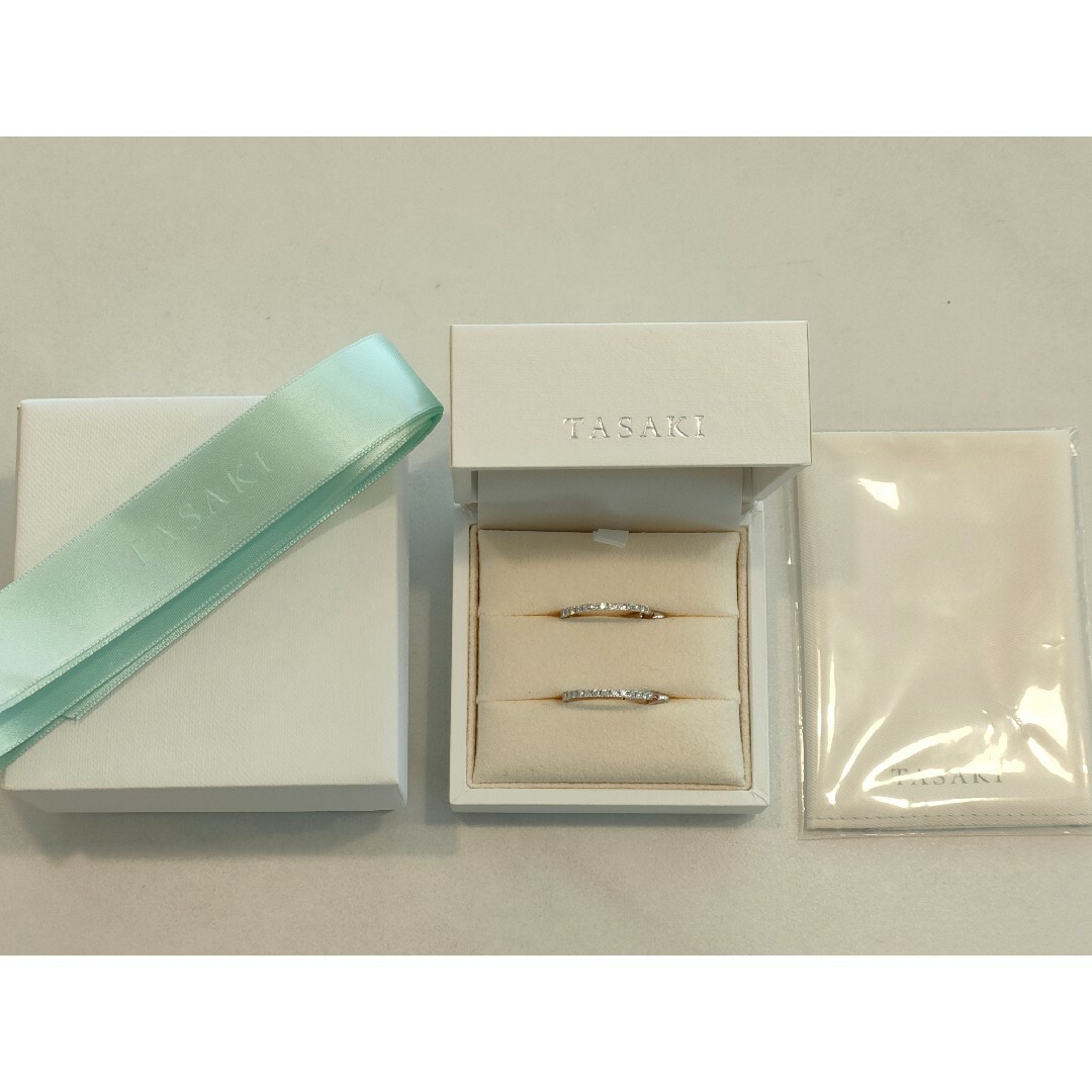 TASAKI(タサキ)のタサキ　TASAKI　ダイヤフープピアス　K18WG　0.34ct　ミキモト レディースのアクセサリー(ピアス)の商品写真