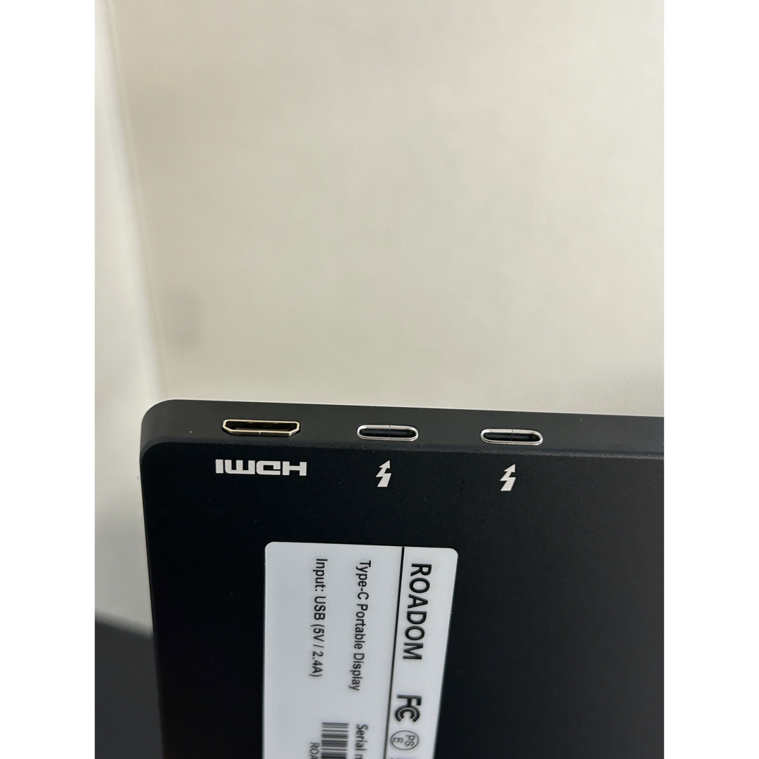 ROADOM K3ブラック15.6インチ モバイルモニター - タブレット