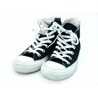 コンバース(CONVERSE)のCONVERSE コンバース 1712 ALL STAR アースミュージックアンドエコロジー コラボ ハイカット スニーカー size24.5/黒 ■■ レディース(スニーカー)