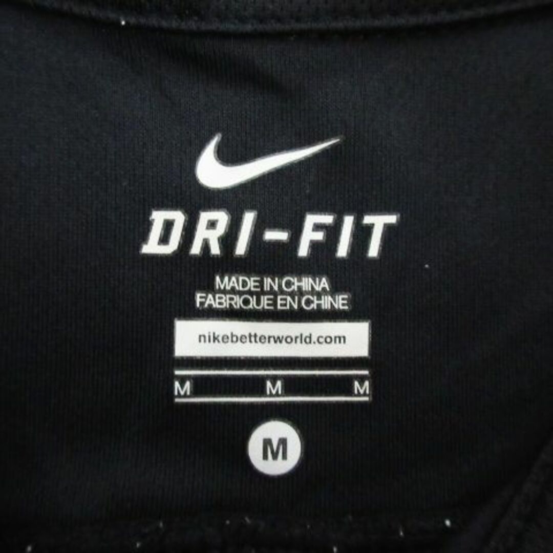 NIKE(ナイキ)のナイキ TENNIS ポロシャツ 半袖 DRI-FIT ロゴ M ブラック スポーツ/アウトドアのテニス(ウェア)の商品写真