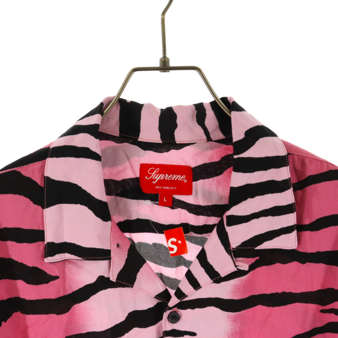 Supreme - SUPREME シュプリーム 18SS Tiger Stripe Rayon Shirt Teal