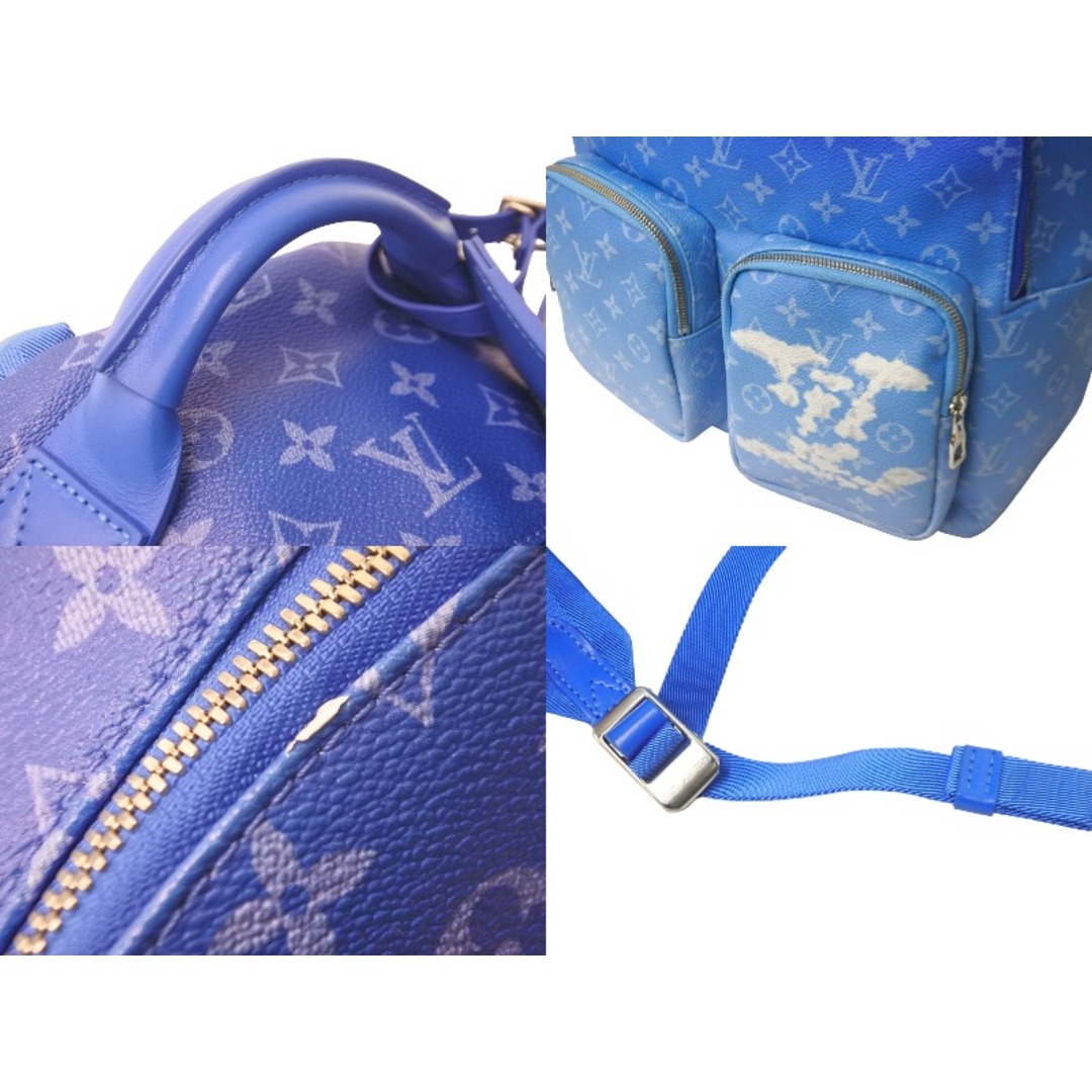 LOUIS VUITTON(ルイヴィトン)のLOUIS VUITTON ルイヴィトン 21FW モノグラムクラウズ リュック ブルー ホワイト M45441 雲 鞄 バックパック 美品 中古 57370 レディースのバッグ(リュック/バックパック)の商品写真