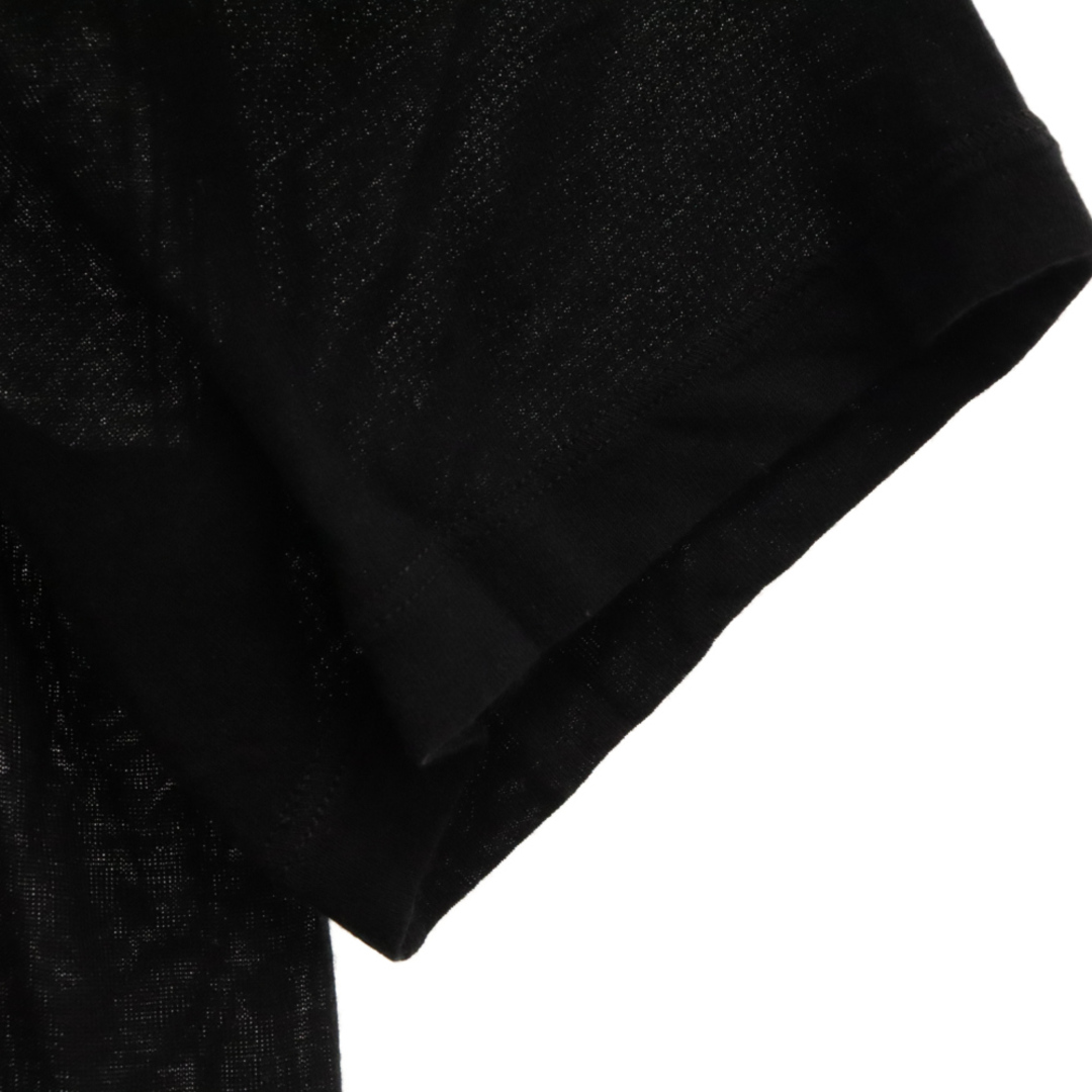 Rick Owens(リックオウエンス)のRick Owens リックオウエンス ロング丈クルーネック半袖Tシャツ RU20S7264-JS ブラック メンズのトップス(Tシャツ/カットソー(半袖/袖なし))の商品写真