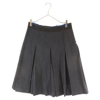 コムデギャルソン(COMME des GARCONS)のtricot COMME des GARCONS トリコ コム デ ギャルソン 切りっぱなしツイードスカート TT-S014 レディース ネイビー(ひざ丈スカート)