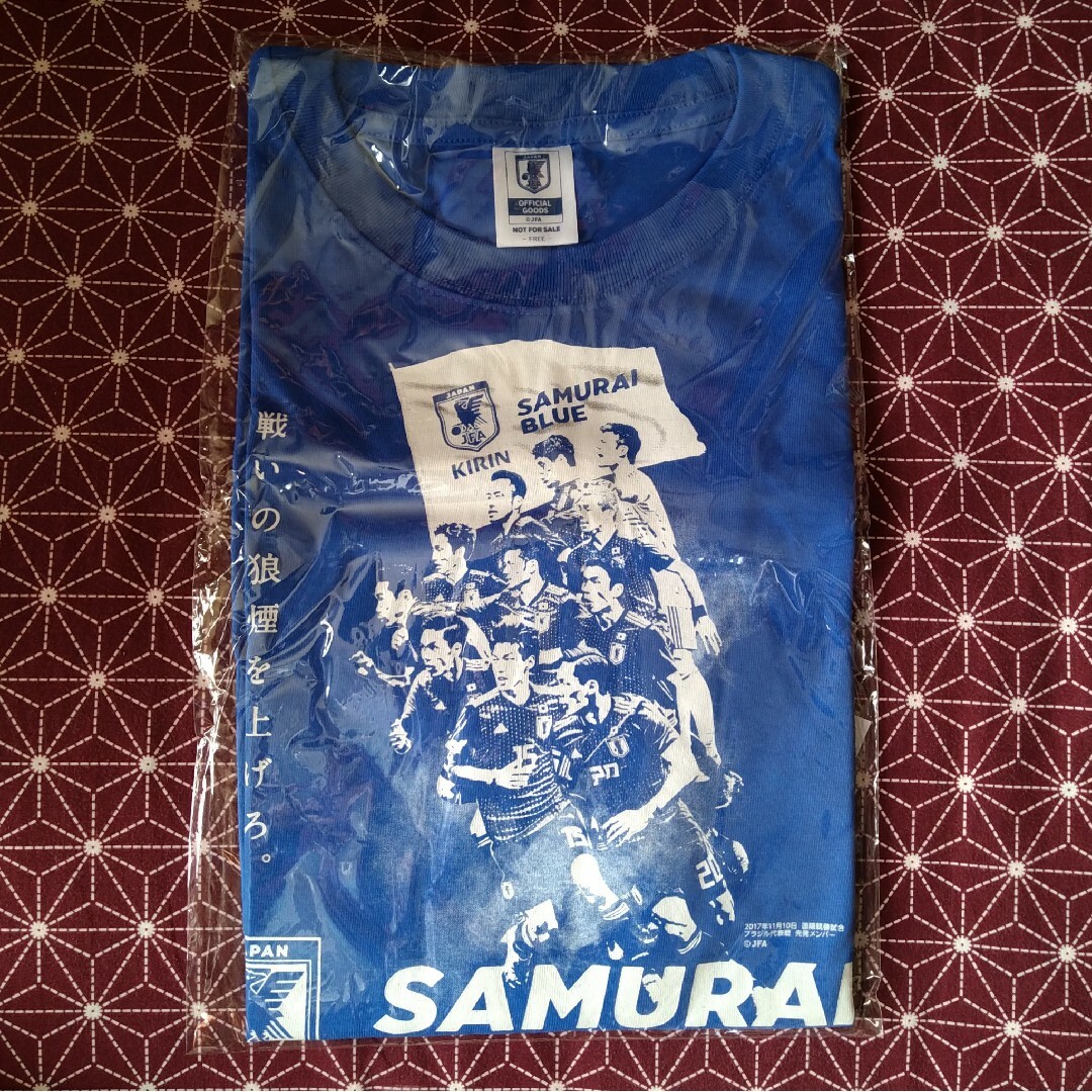 Tシャツ KIRIN SAMURAI BLUE　サッカー 日本代表 スポーツ/アウトドアのサッカー/フットサル(記念品/関連グッズ)の商品写真