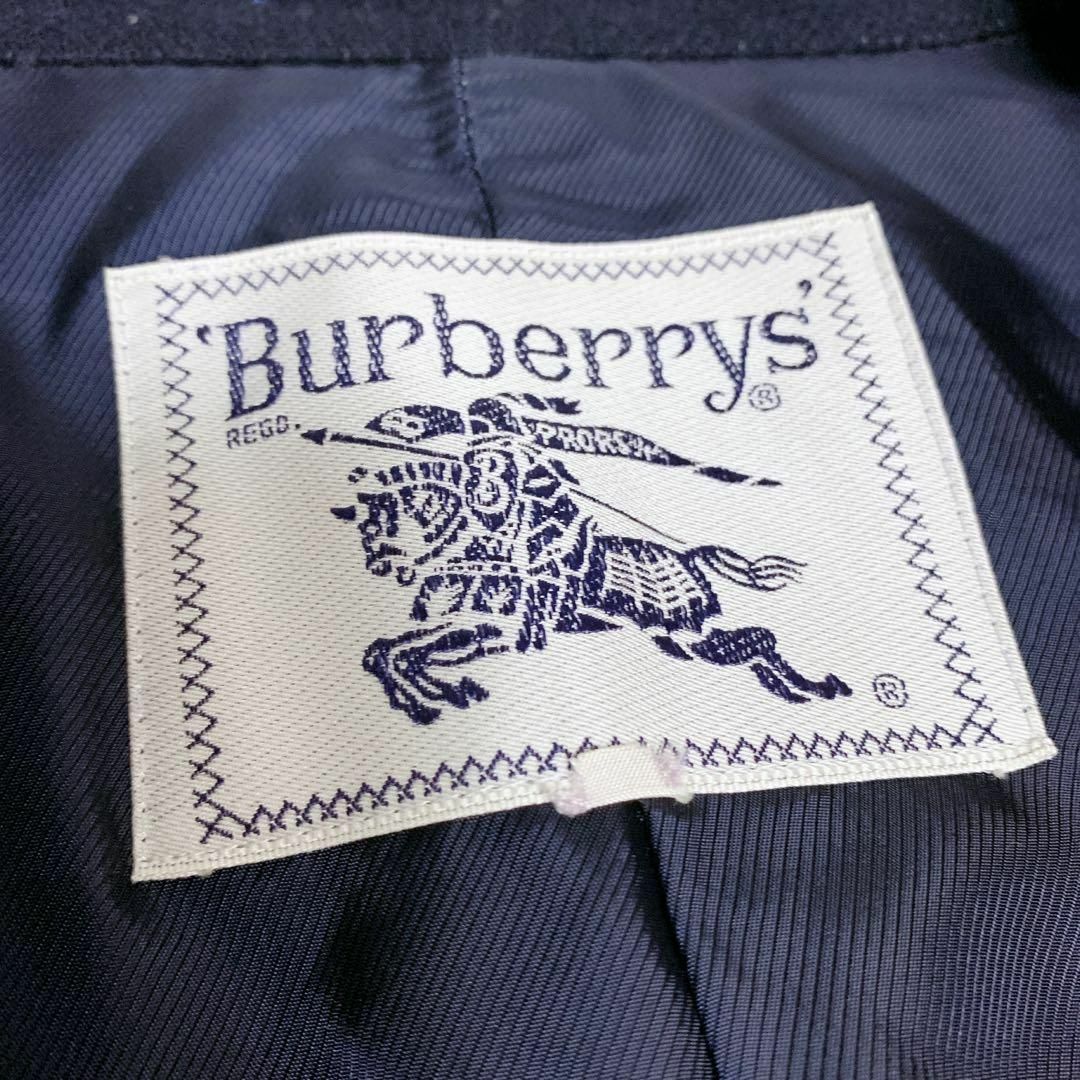 BURBERRY(バーバリー)のBurberrys ネイビー　大きいサイズ　4L 3XL ノバチェック　コート レディースのジャケット/アウター(ピーコート)の商品写真