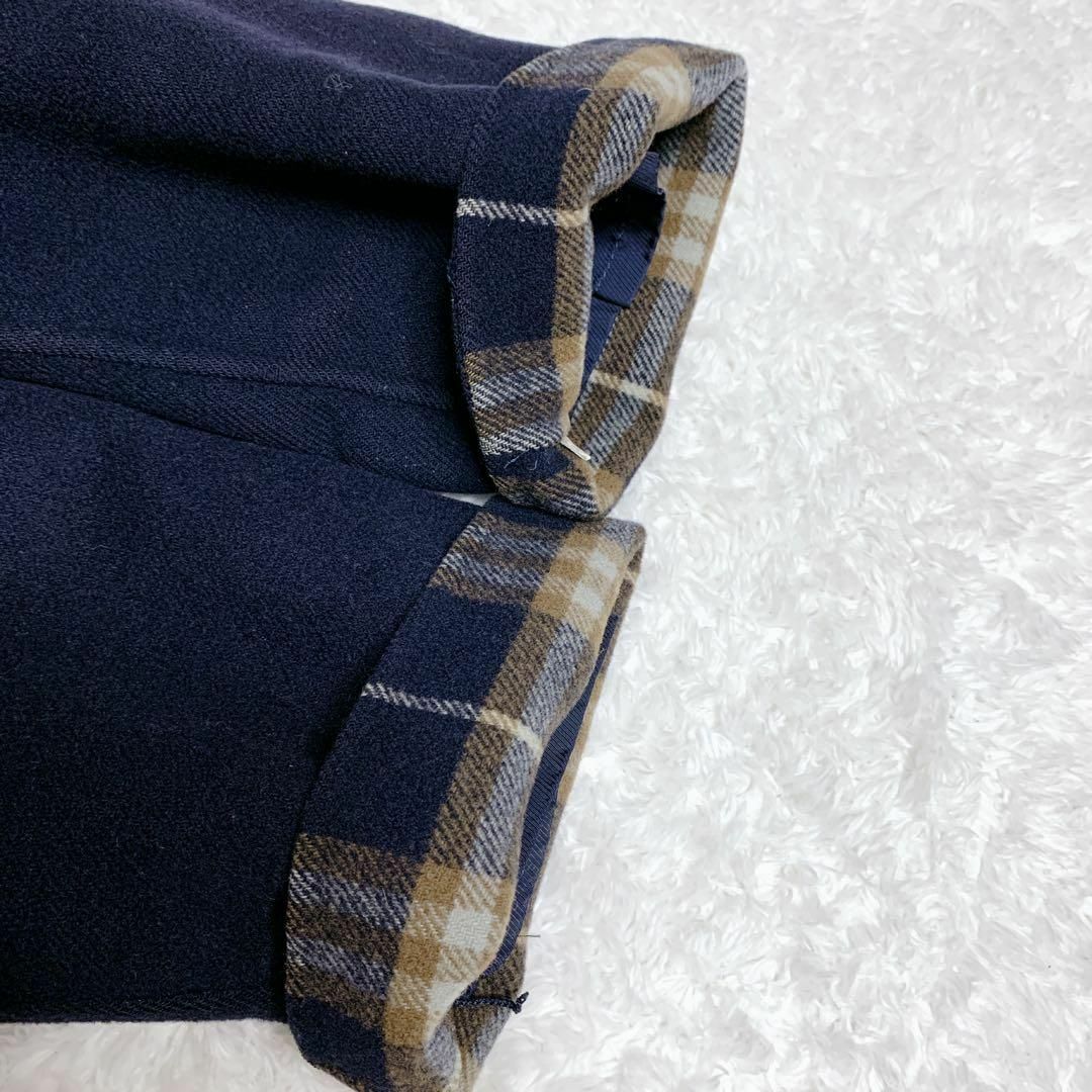 BURBERRY(バーバリー)のBurberrys ネイビー　大きいサイズ　4L 3XL ノバチェック　コート レディースのジャケット/アウター(ピーコート)の商品写真