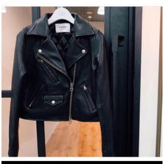 エイミーイストワール(eimy istoire)のeimy istoire leather riders jacket(ライダースジャケット)