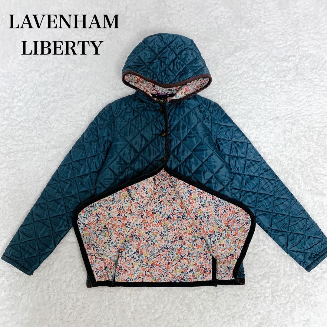 レディースLAVENHAM ラベンハム　キルティング　ジャケット　イギリス　ブルゾン