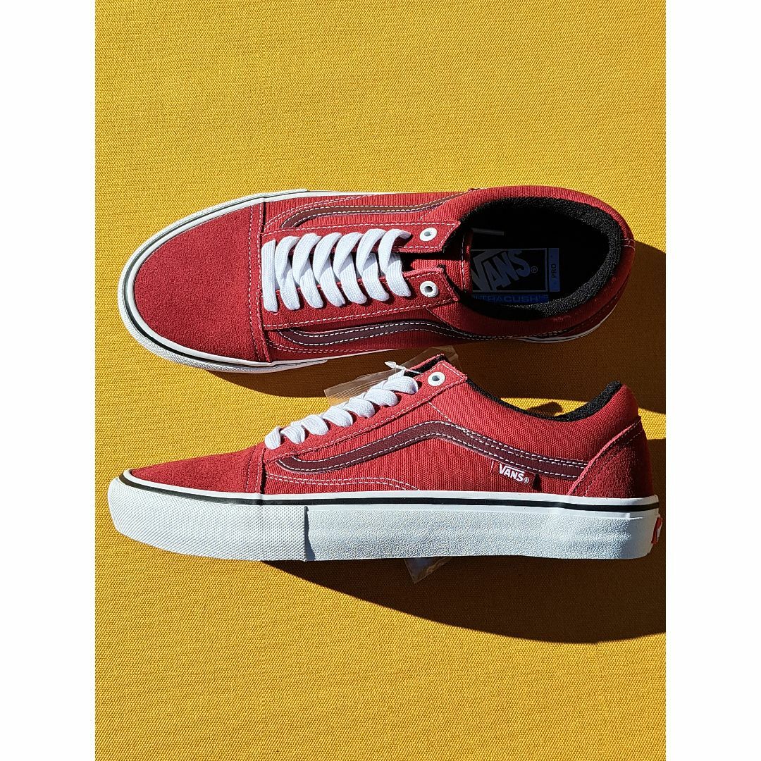 アッパー底サイズバンズ VANS OLD SKOOL PRO 27,5cm Rumba Red