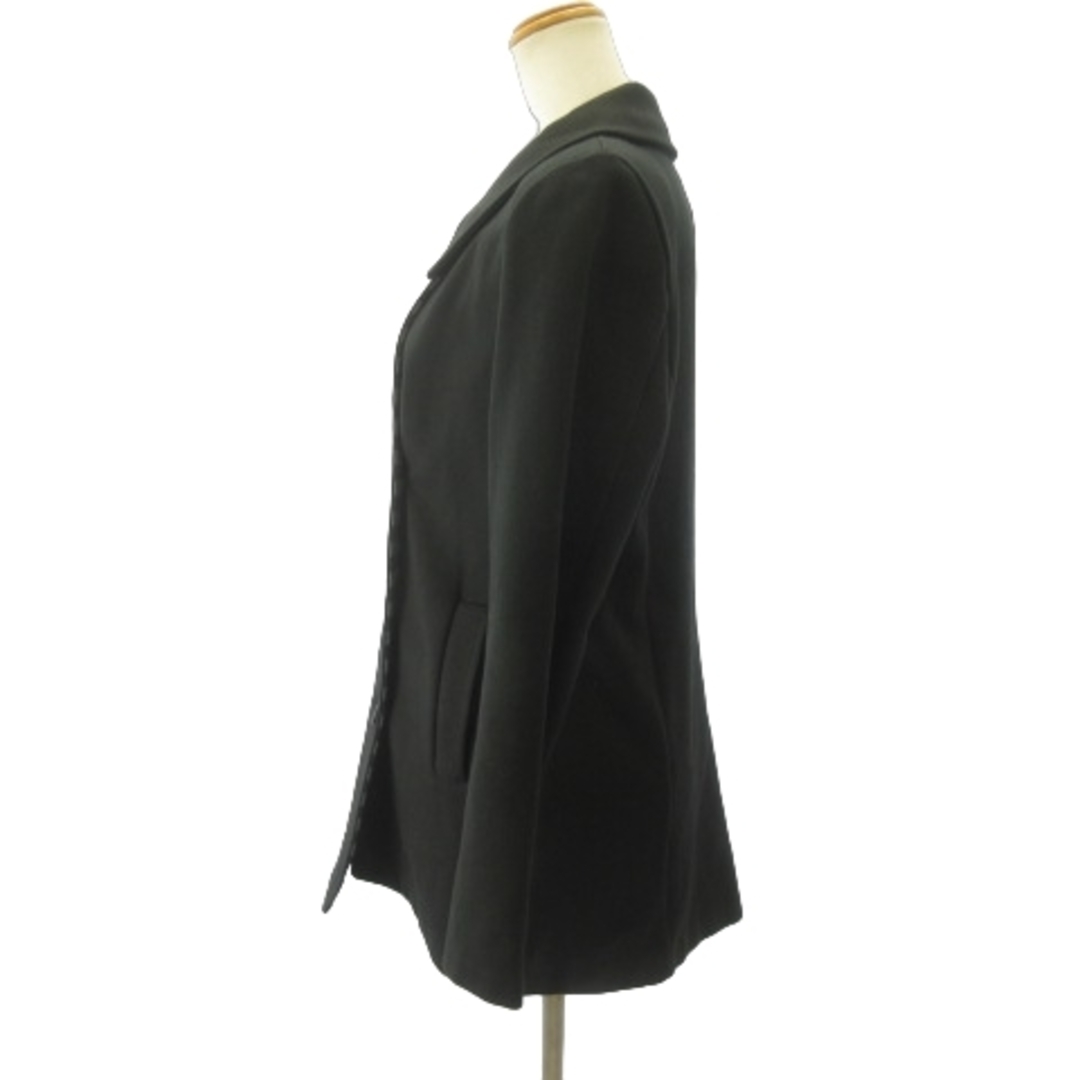 agnes b.(アニエスベー)のアニエスベー ピーコート ジャケット 黒 ブラック 1 約S レディースのジャケット/アウター(ピーコート)の商品写真