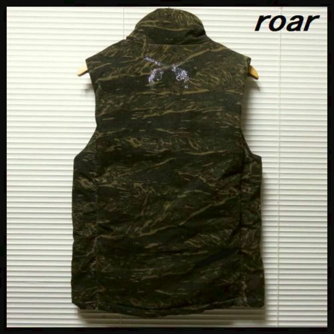 roar(ロアー)のroarロアー 迷彩カモフラ プリマロフトベスト ダウンベスト 拳銃スワロ メンズのジャケット/アウター(ダウンベスト)の商品写真