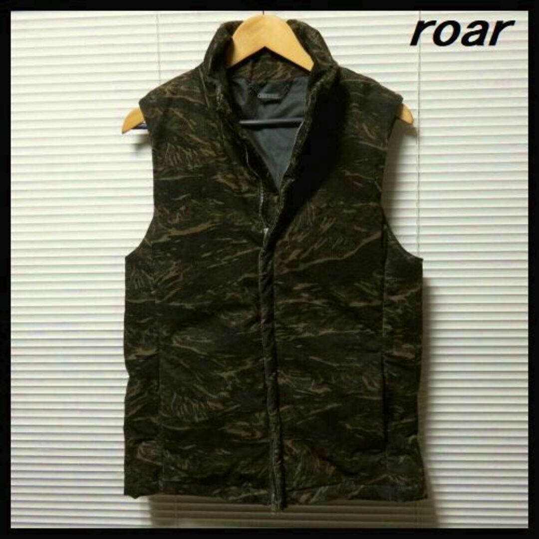 roar(ロアー)のroarロアー 迷彩カモフラ プリマロフトベスト ダウンベスト 拳銃スワロ メンズのジャケット/アウター(ダウンベスト)の商品写真