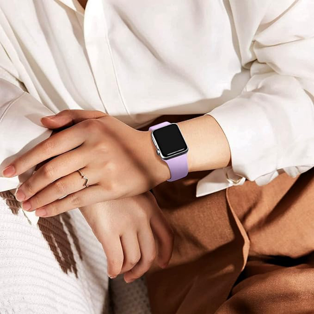 Apple Watch バンド コンパチブル シリコン 38 40 41mmの通販 by Yuu's
