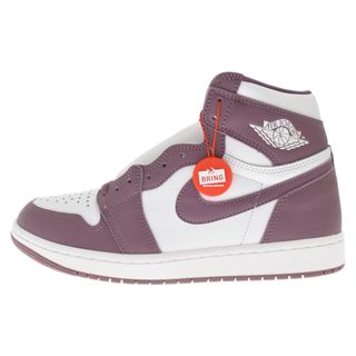 ナイキ(NIKE)のNIKE ナイキ AIR JORDAN1 Retro High OG Mauve 28 DZ5485-105 エアジョーダン1 レトロ ハイ OG モーブ パープル US9.5/27.5cm(スニーカー)