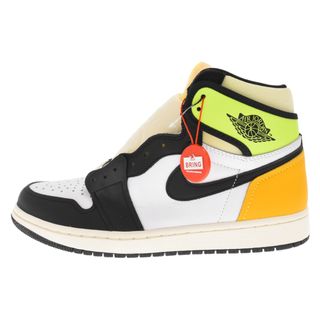 ナイキ(NIKE)のNIKE ナイキ AIR JORDAN1 RETRO HIGH OG Volt Gold エアジョーダン1 ハイカットスニーカー ボルトゴールド イエロー/ホワイト US8.5/26.5cm 555088-118(スニーカー)