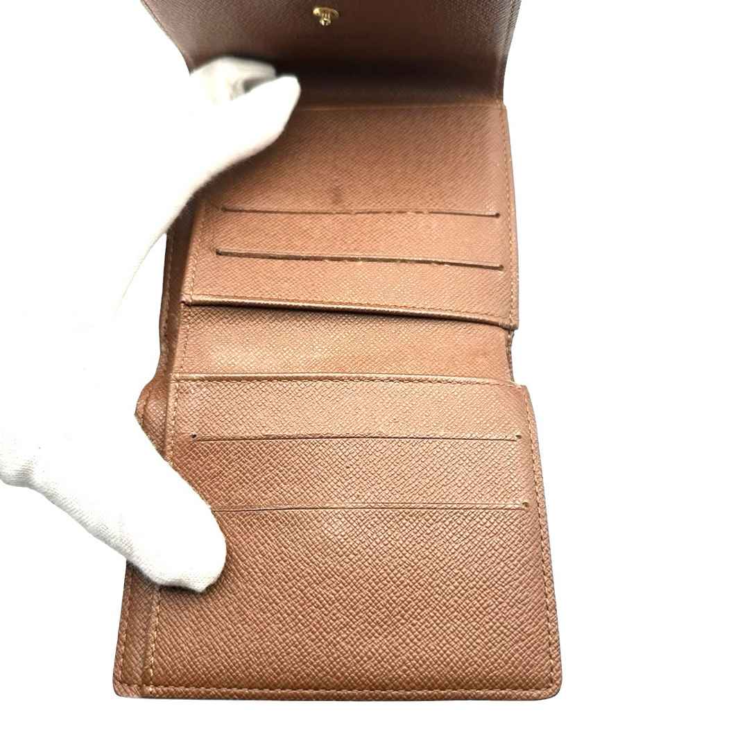 LOUIS VUITTON(ルイヴィトン)のルイヴィトン　箱付き　美品　モノグラム　財布　折財布　ブラウン　男女兼用 レディースのファッション小物(財布)の商品写真