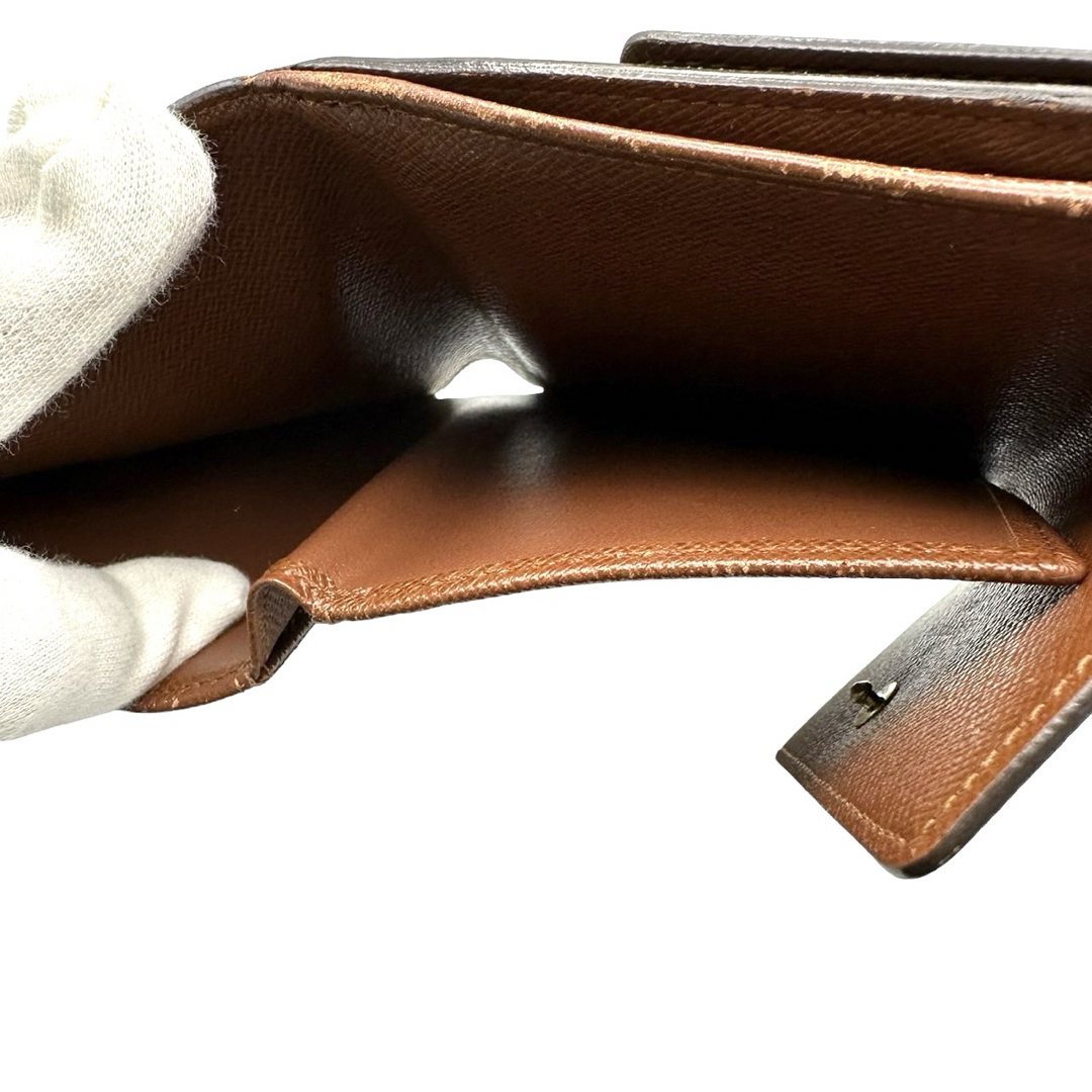 LOUIS VUITTON(ルイヴィトン)のルイヴィトン　箱付き　美品　モノグラム　財布　折財布　ブラウン　男女兼用 レディースのファッション小物(財布)の商品写真