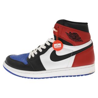 ナイキ(NIKE)のNIKE ナイキ AIR JORDAN 1 RETRO HIGH OG TOP 3 555088‐026 エアジョーダン1 トップ3 ハイカットスニーカー US10.5/28.5cm ブラック/レッド/ブルー(スニーカー)