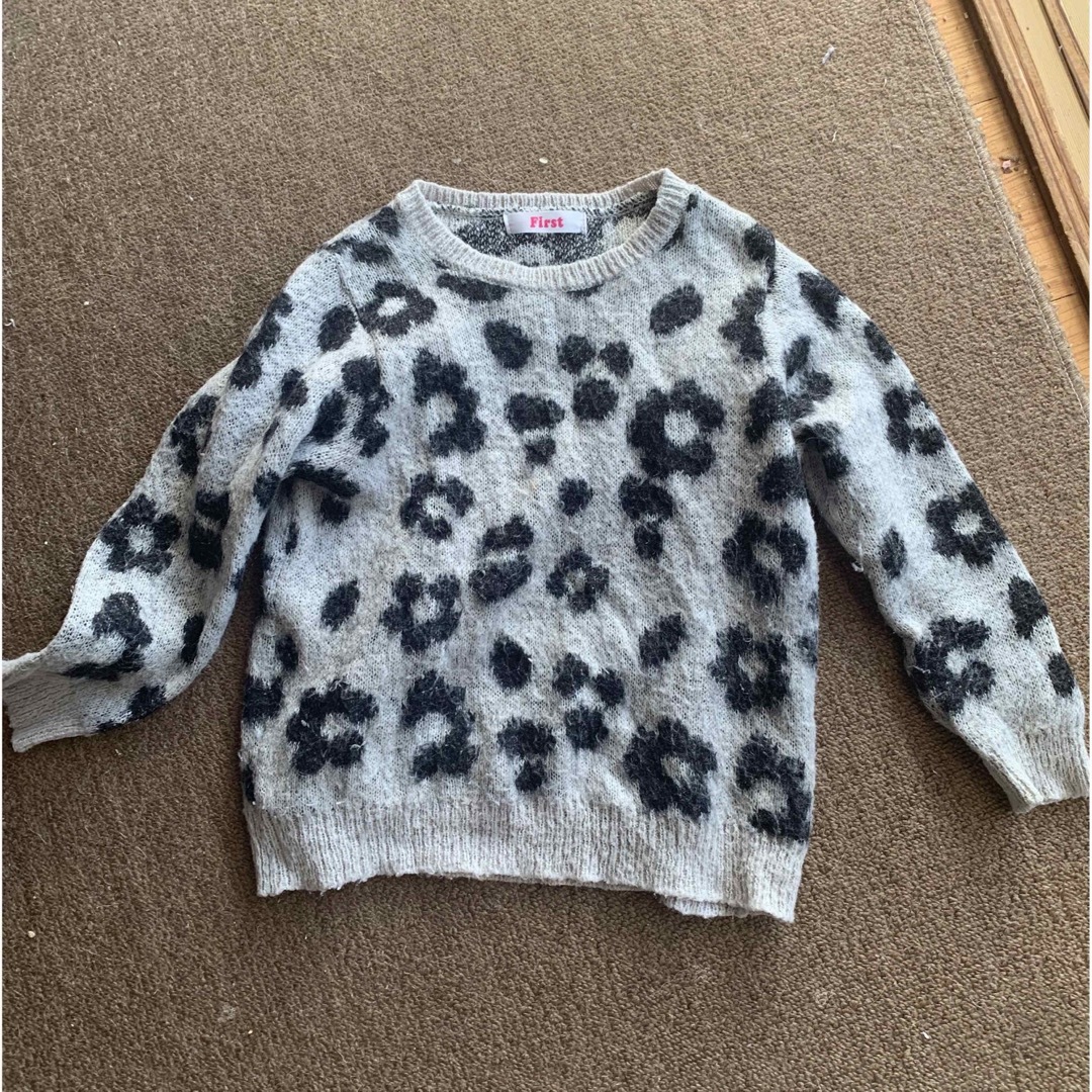 INGNI First(イングファースト)のデイジー柄セーター キッズ/ベビー/マタニティのキッズ服女の子用(90cm~)(ニット)の商品写真