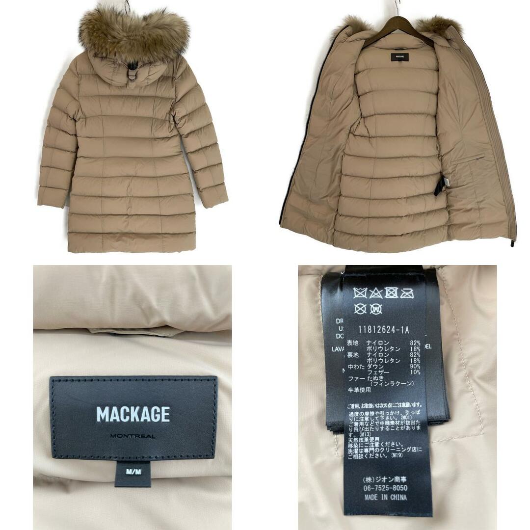 Mackage(マッカージュ)のマッカージュ 美品 11812624-1A CALLA-F フィンラクーンファー ダウン M レディースのジャケット/アウター(ダウンコート)の商品写真