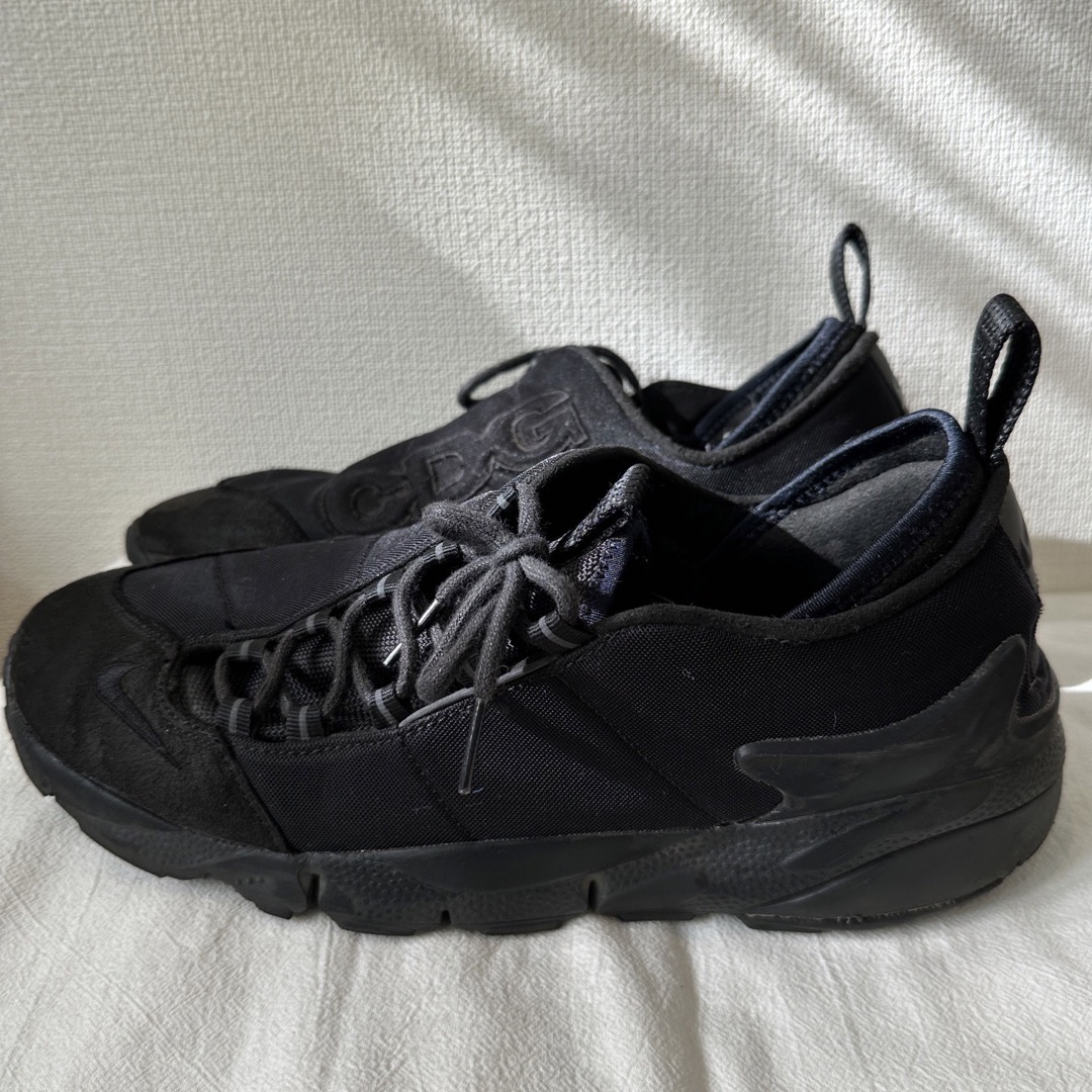 BLACK COMME des GARCONS(ブラックコムデギャルソン)のレアNike x ギャルソンフットスケープ黒28cm メンズの靴/シューズ(スニーカー)の商品写真