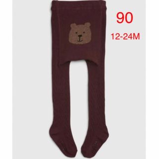 ベビーギャップ(babyGAP)の【新品】babygap くまさんタイツ 90(靴下/タイツ)