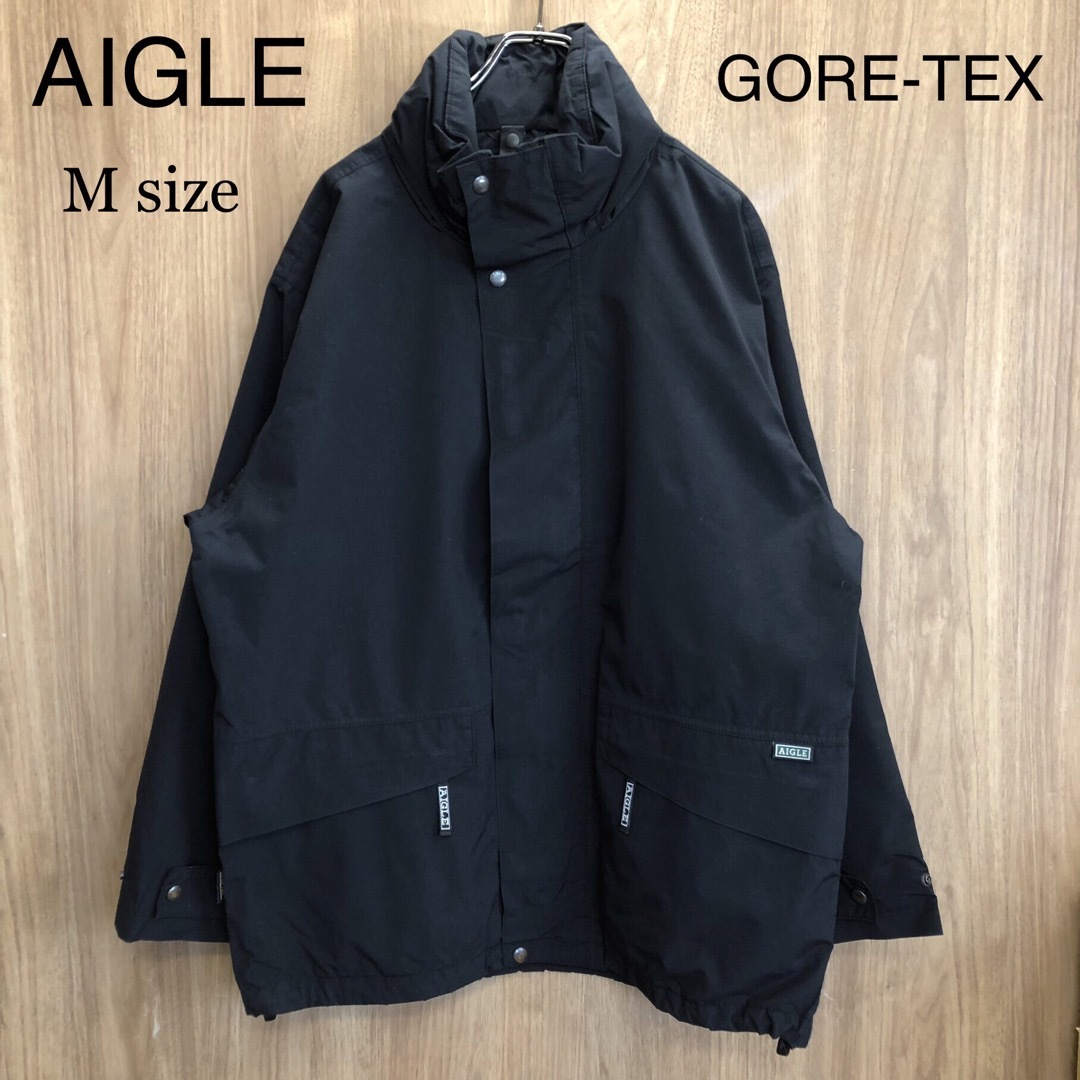 AIGLE(エーグル)のAIGLE GORE TEX ジャケット パーカー エーグル ゴアテックス メンズのジャケット/アウター(マウンテンパーカー)の商品写真