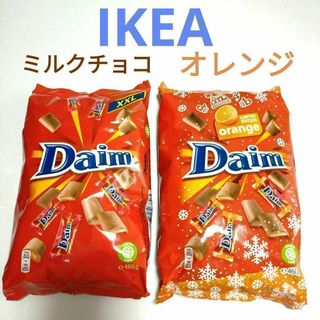 イケア(IKEA)の【限定】IKEA/イケア DAIMチョコ2種　ダイム ミニ、ダイム オランジェ(菓子/デザート)