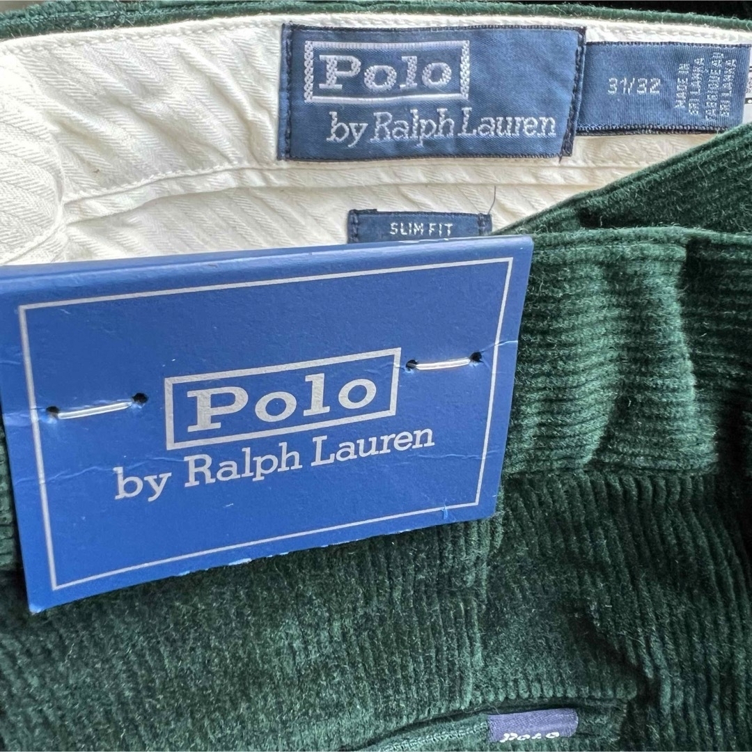 POLO RALPH LAUREN(ポロラルフローレン)のポロ ラルフローレン コーデュロイ ポロベア モノグラム 刺繍 メンズのパンツ(その他)の商品写真