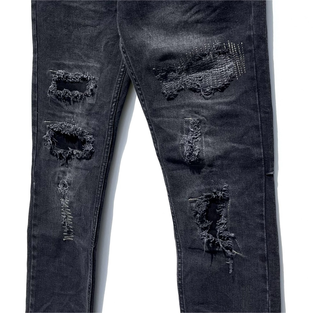 ksubi(スビ)の新品 ksubi CHITCH ETHER TRASHED BLACK 31 メンズのパンツ(デニム/ジーンズ)の商品写真