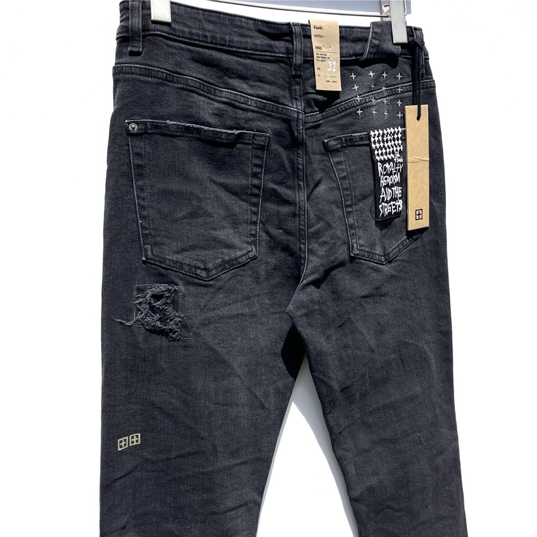 ksubi(スビ)の新品 ksubi CHITCH ETHER TRASHED BLACK 31 メンズのパンツ(デニム/ジーンズ)の商品写真