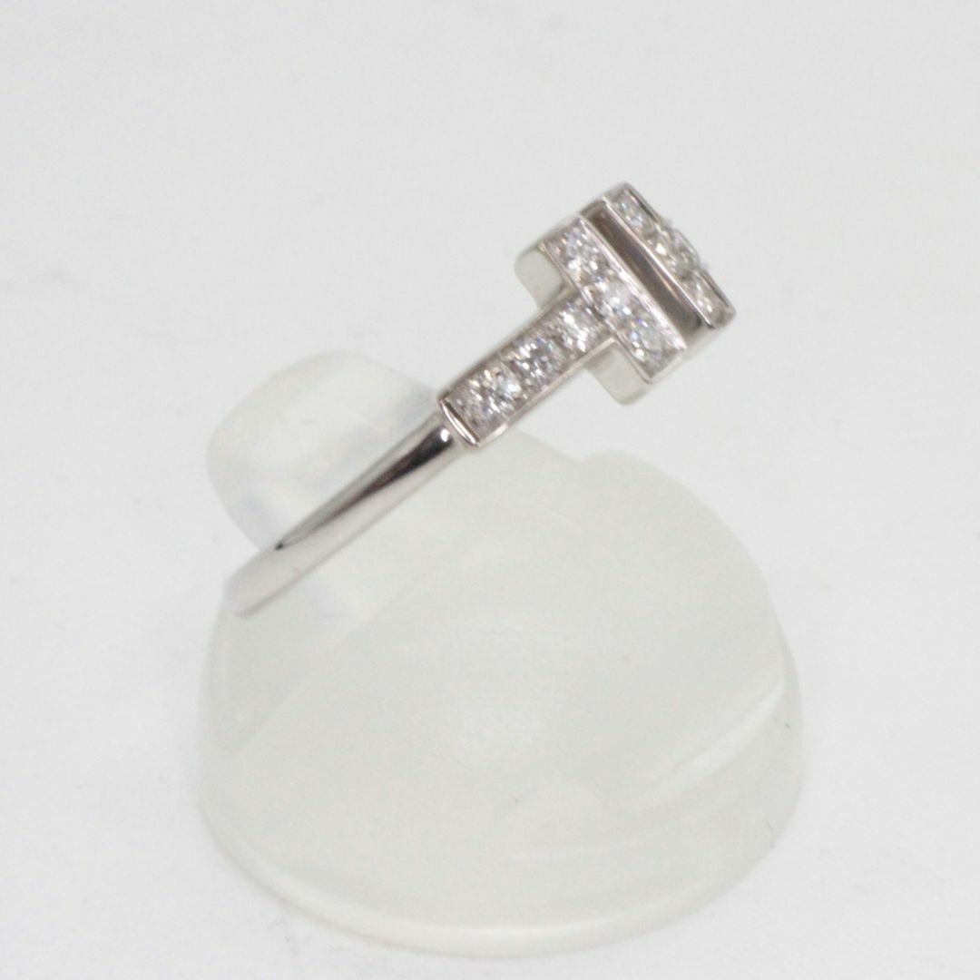 Tiffany & Co.(ティファニー)のティファニー TワイヤーダイヤモンドリングK18WG【美品】 レディースのアクセサリー(リング(指輪))の商品写真