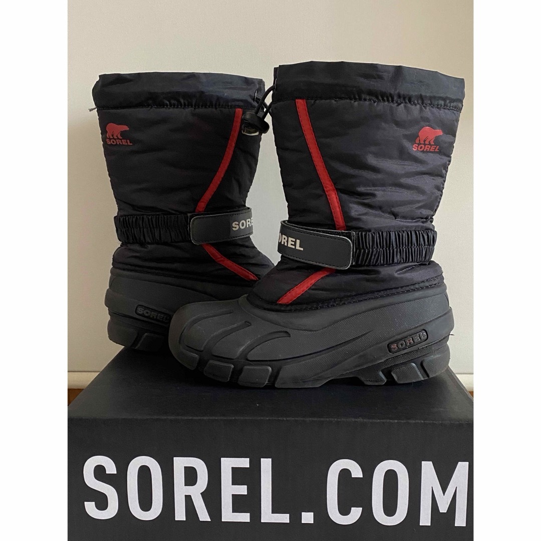 SOREL(ソレル)のSOREL ソレル YOUTH FLURRY ユース フルーリー 2/20.0c キッズ/ベビー/マタニティのキッズ靴/シューズ(15cm~)(ブーツ)の商品写真