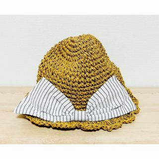 アンパサンド(ampersand)の新品▼【茶】折りたたみ 幼児 乳児 52 アンパサンド リボン バケットハット(帽子)