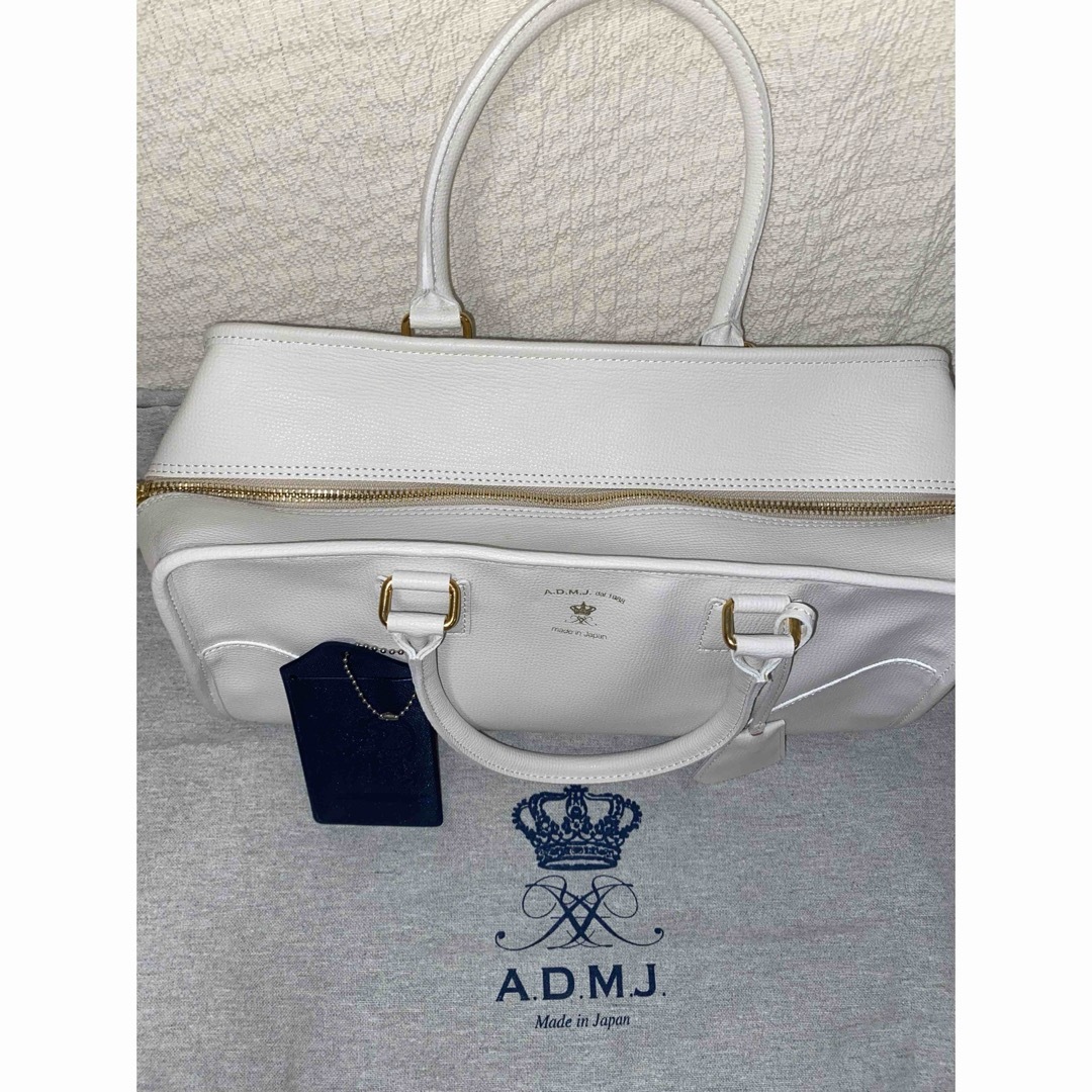 A.D.M.J.(エーディーエムジェイ)の☆未使用☆ A.D.M.J スクエア ボストンバッグ  王冠 レディースのバッグ(ハンドバッグ)の商品写真