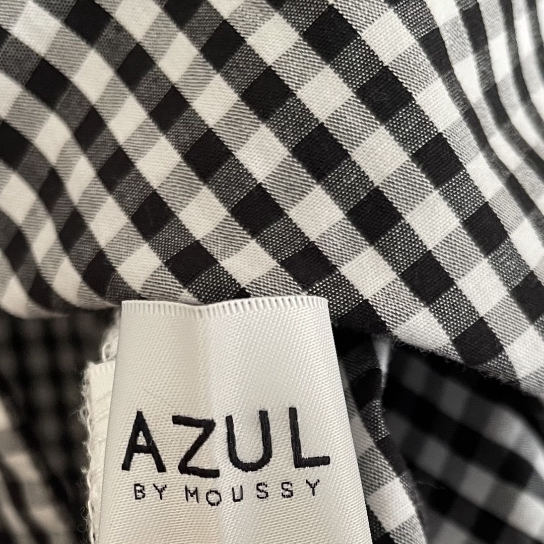 AZUL by moussy(アズールバイマウジー)のギンガムチェック　シャツ レディースのトップス(シャツ/ブラウス(長袖/七分))の商品写真