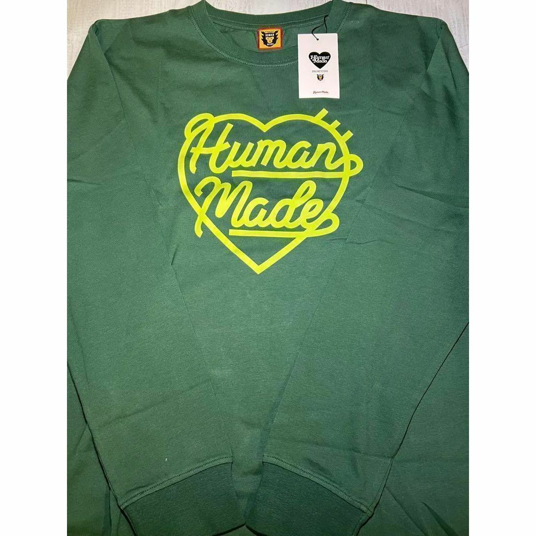 HUMAN MADE - ヒューマンメイド HUMAN MADE Tシャツ ロンT グリーン M