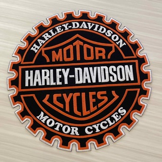 ハーレーダビッドソン(Harley Davidson)のHARLEY DAVIDSONワッペン新品未使用(ライダースジャケット)