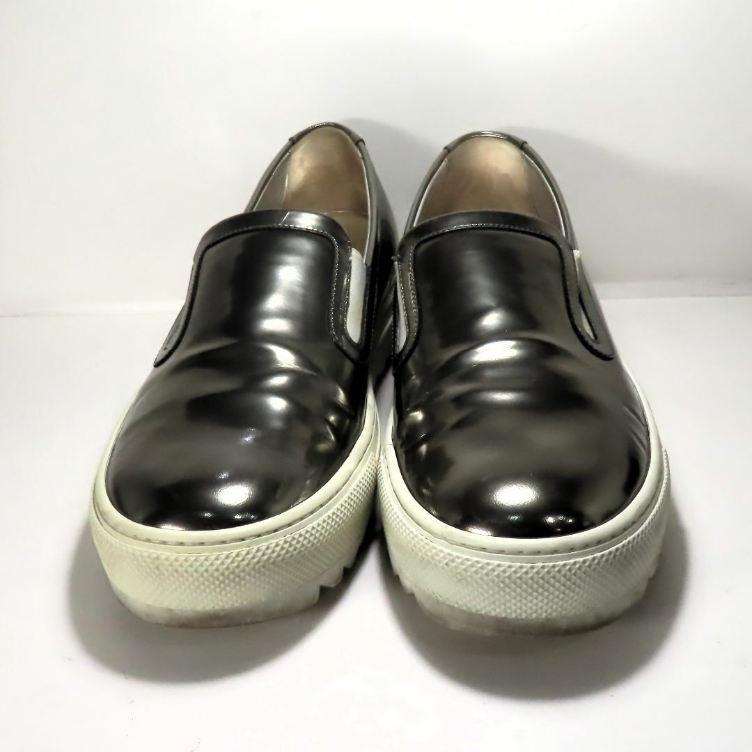 Salvatore Ferragamo(サルヴァトーレフェラガモ)のサルヴァトーレ フェラガモ スリップオン 革靴 6ハーフD 24.5cm相当 メンズの靴/シューズ(ドレス/ビジネス)の商品写真