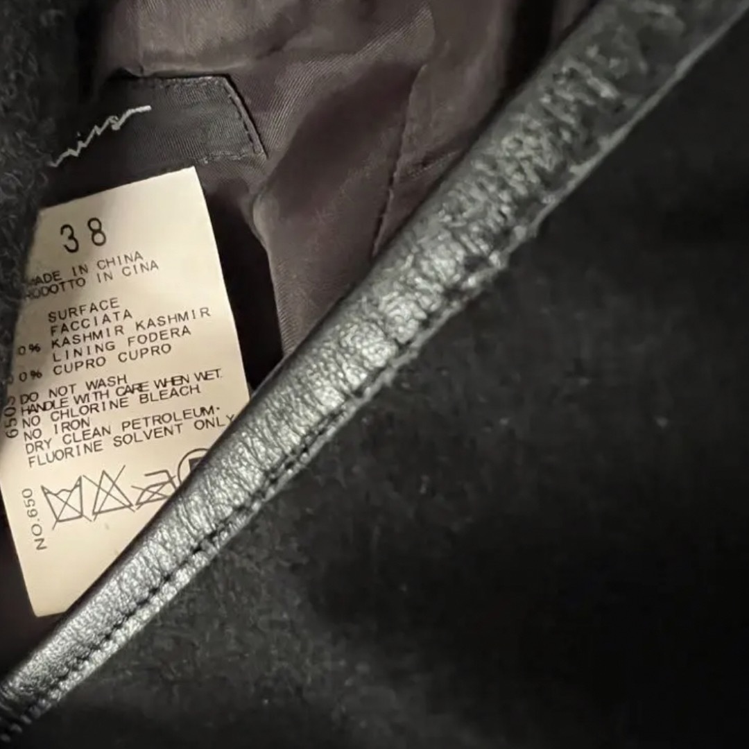 STUNNING LURE(スタニングルアー)のスタニングルアー　カシミヤ100% フーディーコート レディースのジャケット/アウター(ロングコート)の商品写真