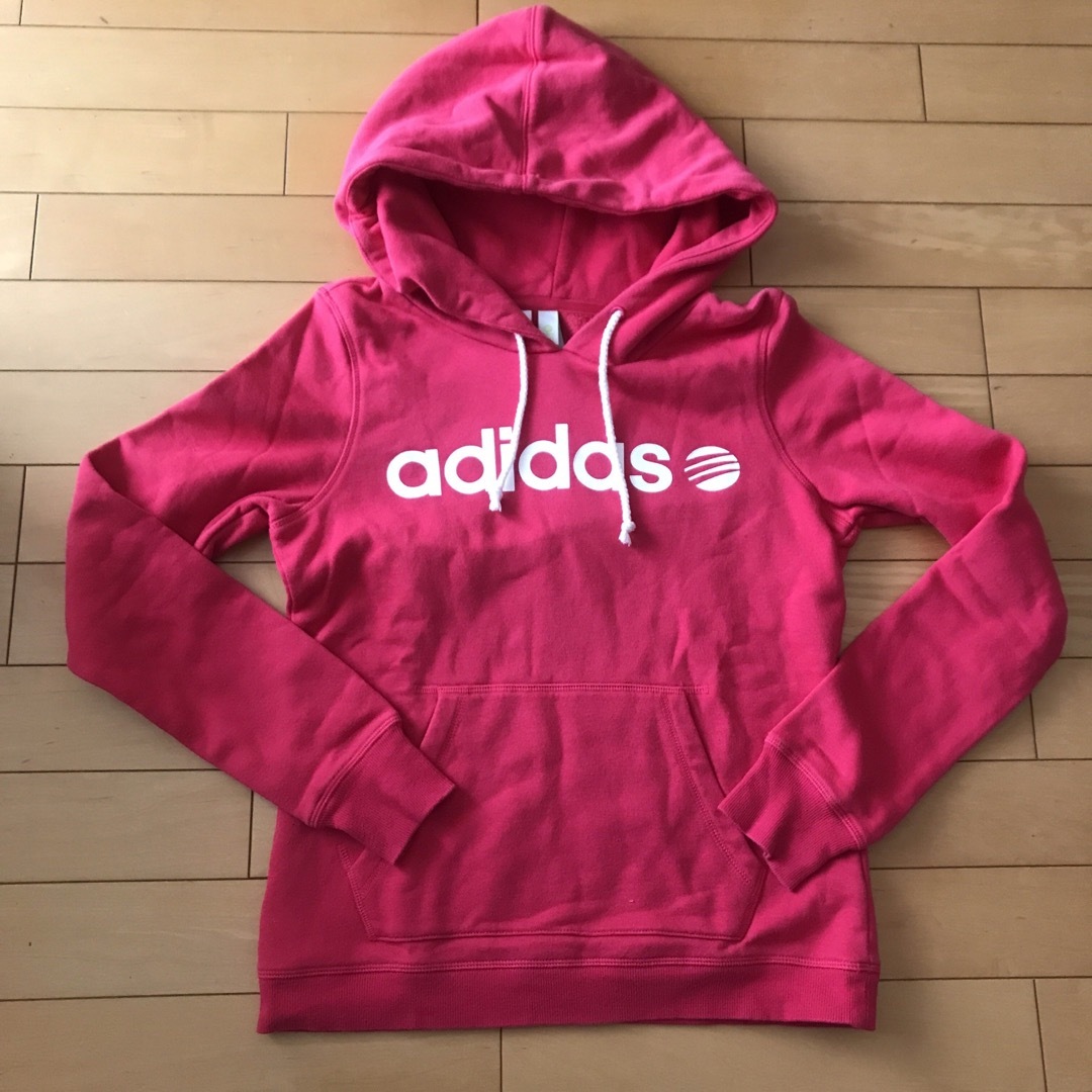 adidas - adidas 裏起毛フード付きパーカーの通販 by プー's shop