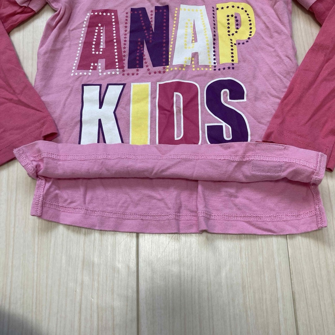 ANAP(アナップ)のアナップロンT110 キッズ/ベビー/マタニティのキッズ服女の子用(90cm~)(Tシャツ/カットソー)の商品写真