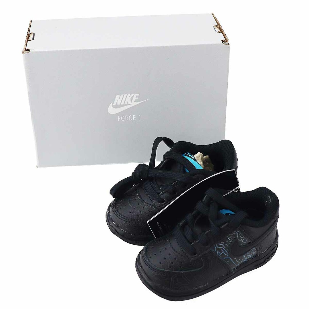 NIKE(ナイキ)の【新品】NIKE ナイキ ベビーフォースワン x Space Jam Black 10cm DN1436-001 国内正規品 ブラック/ライトブルー フューリー/ブラック【送料無料】靴【代引き手数料無料】23370723 キッズ/ベビー/マタニティのベビー靴/シューズ(~14cm)(スニーカー)の商品写真