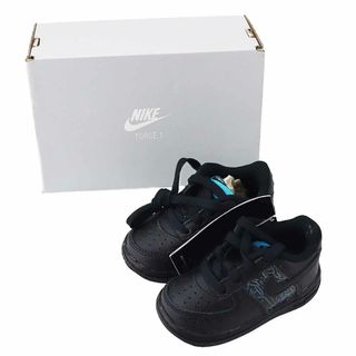 ナイキ(NIKE)の【新品】NIKE ナイキ ベビーフォースワン x Space Jam Black 10cm DN1436-001 国内正規品 ブラック/ライトブルー フューリー/ブラック【送料無料】靴【代引き手数料無料】23370723(スニーカー)