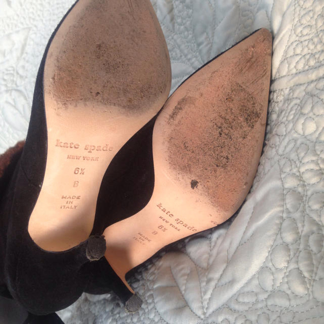 kate spade new york(ケイトスペードニューヨーク)のお値下げ！ファー付き🎀ショートブーツ レディースの靴/シューズ(ブーツ)の商品写真